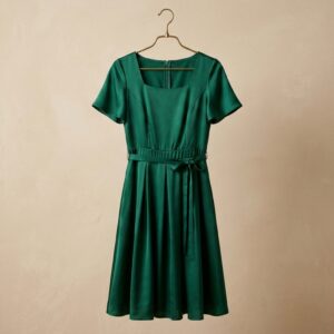 Emerald Silk Frock
