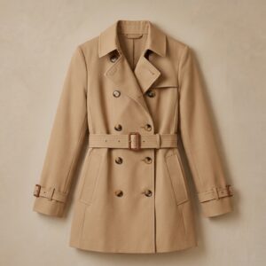 Tailored Trench Coat (Classic Camel)